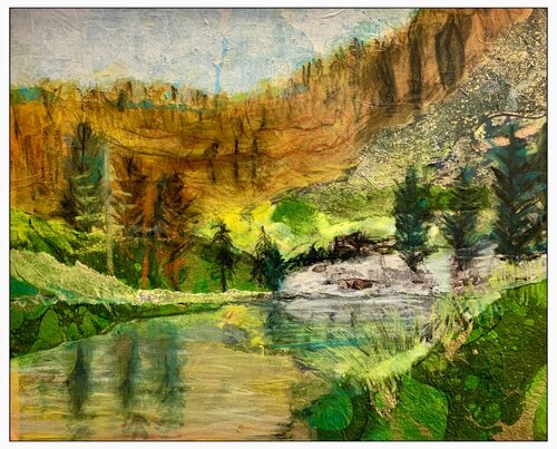 Tranquility 2 de Sandy Stratil, Obra en papel a la venta en Singulart