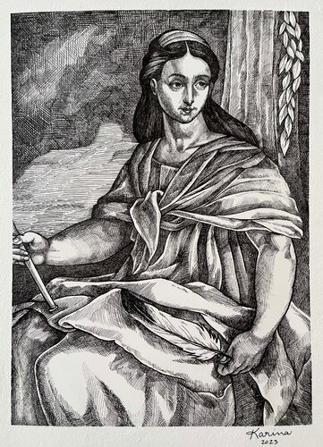 Fair Lady by Karina McMillan, 종이 for Sale on Singulart