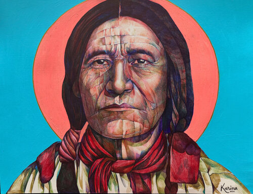 Ancestors Glance by Karina McMillan, 종이 for Sale on Singulart