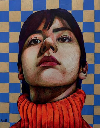 Spirit Through the Grid (print) van Karina McMillan, Afdruk te koop op Singulart