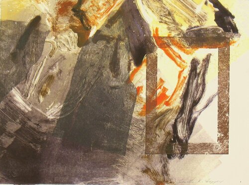Fire Window von Janette K. Hopper, Druck kaufen auf Singulart