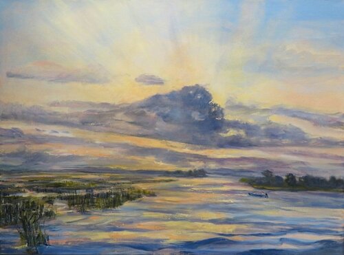 Heading out in the Morning by Janette K. Hopper, Painting for Sale on Singulart