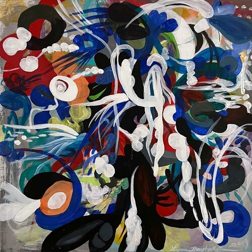In The Morning There Was A Compass di Lynn Marshall Linnemeier, Pittura in vendita su Singulart