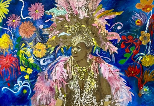 Queen Bee di Lynn Marshall Linnemeier, Pittura in vendita su Singulart