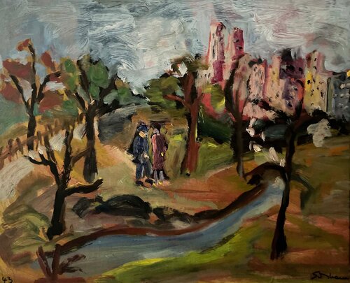 Central Park, N.Y., Cat. No. 3041 by Soshana Afroyim, Painting for Sale on Singulart