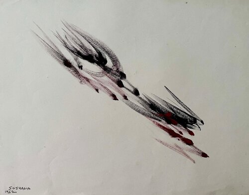 Without Title, Cat. No. 6090 van Soshana Afroyim, Schilderij te koop op Singulart