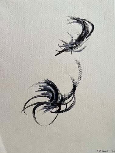 Without Title, Cat. No. 6025 van Soshana Afroyim, Schilderij te koop op Singulart