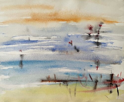 Lakeside, Cat. No. 7955 van Soshana Afroyim, Schilderij te koop op Singulart