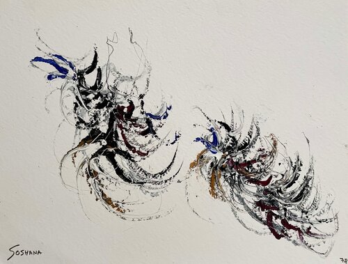 Without Title, Cat. No. 6044 van Soshana Afroyim, Schilderij te koop op Singulart
