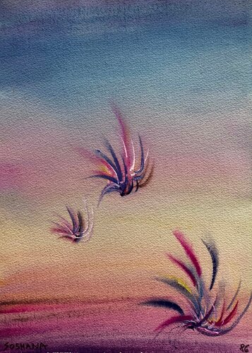Seaflower, Cat. No. 5229 di Soshana Afroyim, Pittura in vendita su Singulart