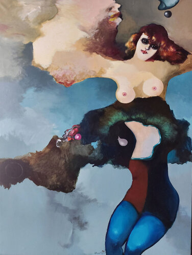 Pugnia (Women) van Modest Cuixart, Schilderij te koop op Singulart