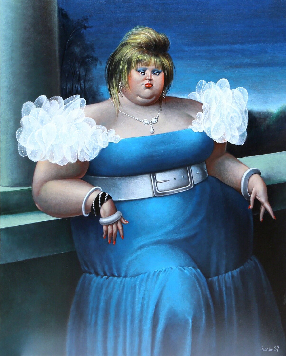 Marylou in Blue Leandro Velasco