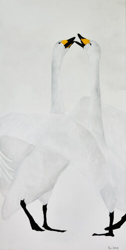 Swan Dance by Kay Sleking, 회화 for Sale on Singulart