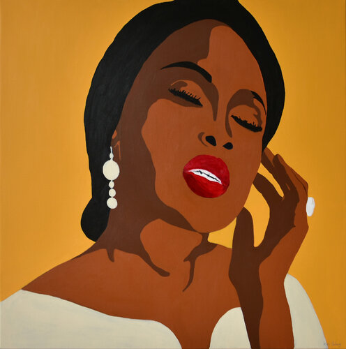 You're Gonna Love Me van Kay Sleking, Schilderij te koop op Singulart