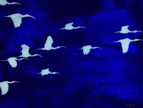 Soul Birds I by Kay Sleking, 회화 for Sale on Singulart