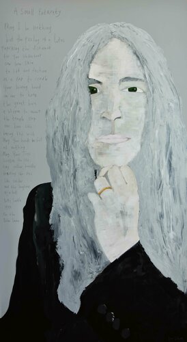 a small entreaty van Kay Sleking, Schilderij te koop op Singulart