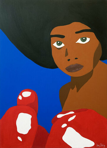 Rimshot by Kay Sleking, Painting for Sale on Singulart