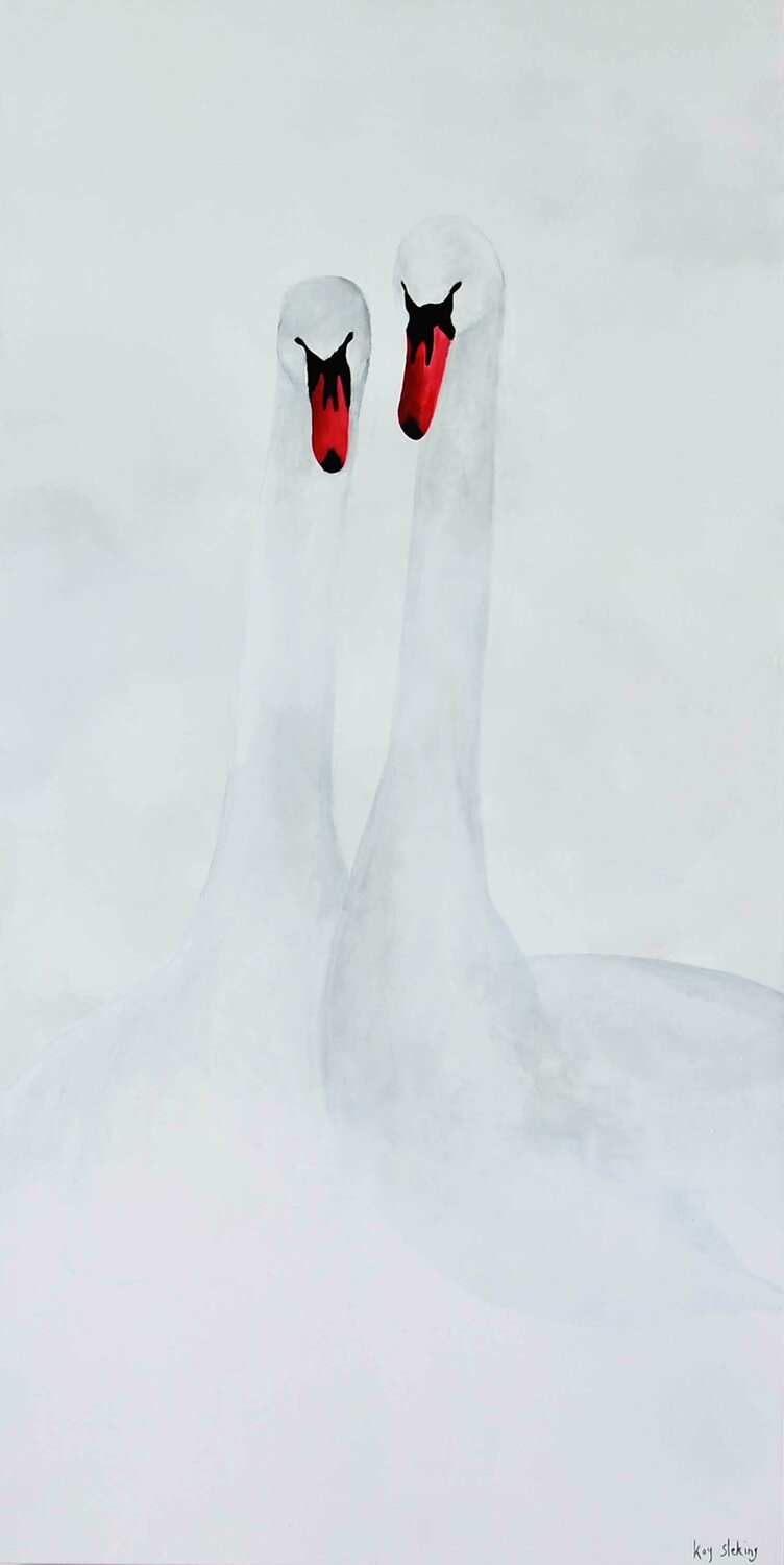 Two Swans Kay Sleking