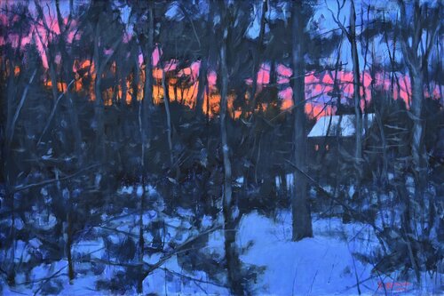 Sunrise from the Woods van Stephen Remick, Schilderij te koop op Singulart