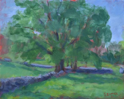 Stone Walls Meet at the Big Tree Stephen Remick