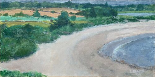 Shoreline at Allens Pond van Stephen Remick, Schilderij te koop op Singulart