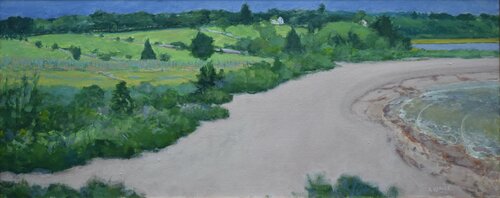 Little Beach at Allens Pond van Stephen Remick, Schilderij te koop op Singulart
