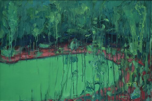The Lagoon Remembered by Stephen Remick, 회화 for Sale on Singulart