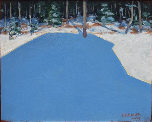 Big Blue (Small Version) van Stephen Remick, Schilderij te koop op Singulart