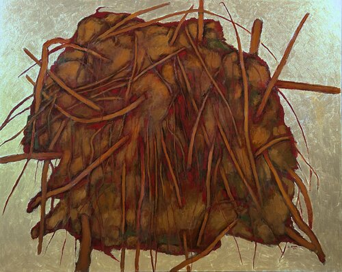 Uprooted (Gold Leaf #1) von Stephen Remick, Malerei kaufen auf Singulart
