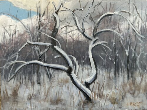 The Old Apple Tree von Stephen Remick, Malerei kaufen auf Singulart