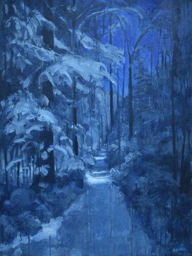 Following Moonlight van Stephen Remick, Schilderij te koop op Singulart