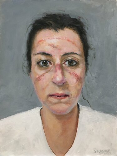 Unknown Italian Covid-19 Healthcare Worker van Stephen Remick, Schilderij te koop op Singulart