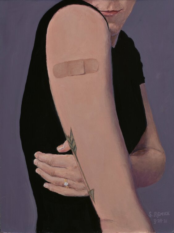 Vaccinated (Arrow Tattoo) Stephen Remick