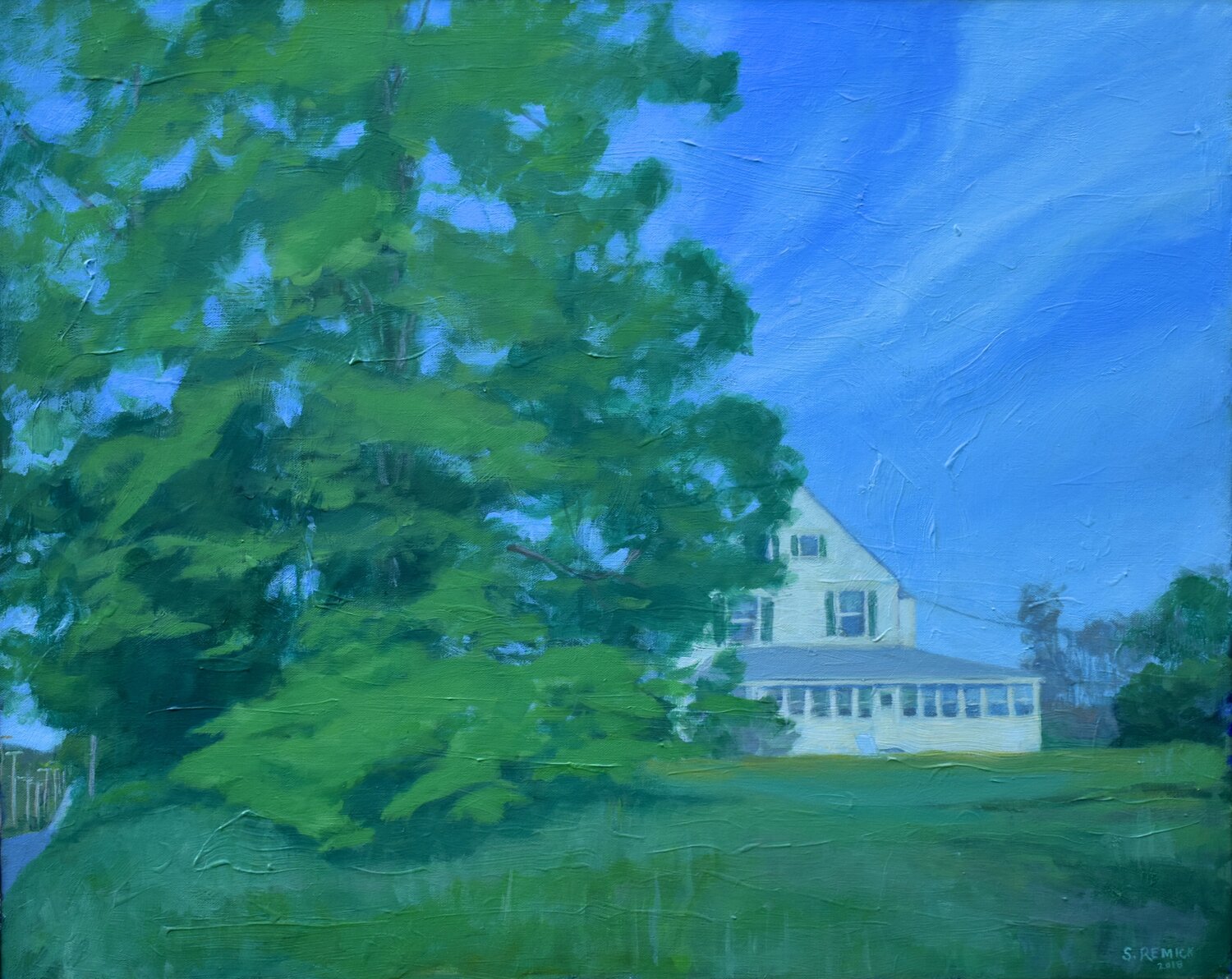 The House Behind the Tree by the Road Stephen Remick
