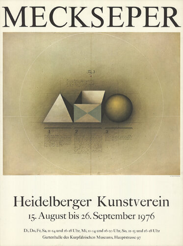 Shapes by Friedrich Meckseper, Print for Sale on Singulart