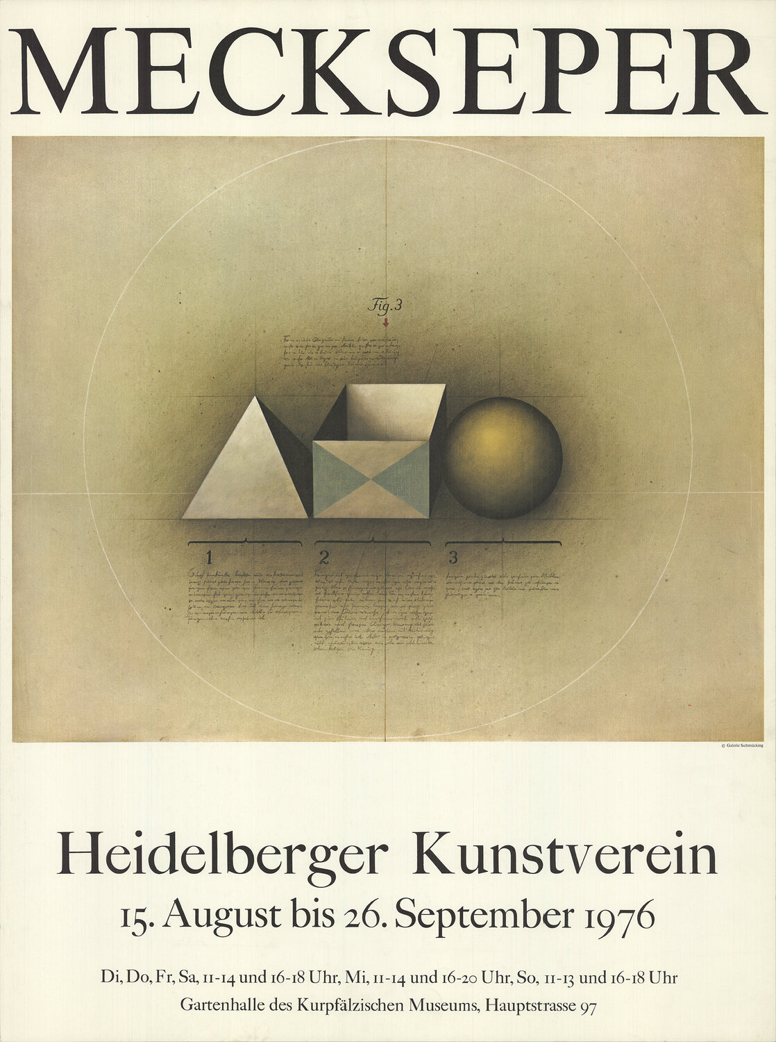 Shapes Friedrich Meckseper Print for sale