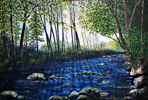 Celtic River von Hazel Thomson, Malerei kaufen auf Singulart