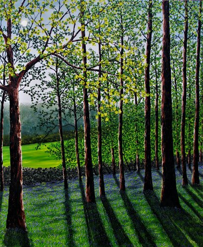 Bluebell Wood de Hazel Thomson, Pintura a la venta en Singulart