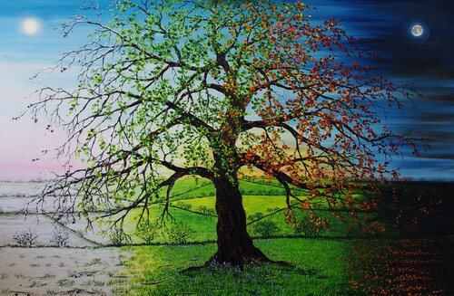 An Oak of our Time de Hazel Thomson, Pintura a la venta en Singulart