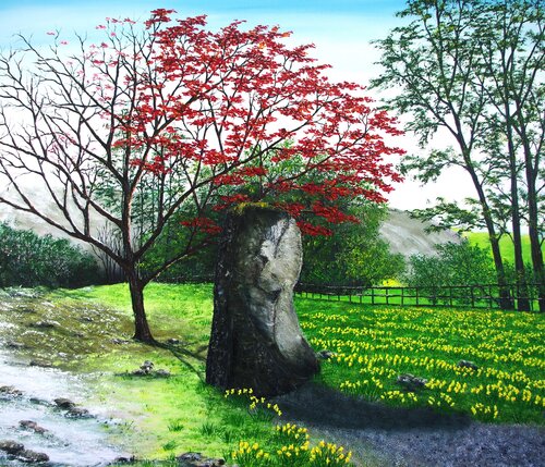A Climate Prayer de Hazel Thomson, Pintura a la venta en Singulart