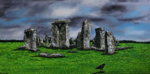 Guardian Of The Stones de Hazel Thomson, Pintura a la venta en Singulart