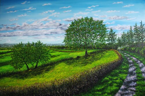 Spring Morning Walk von Hazel Thomson, Malerei kaufen auf Singulart