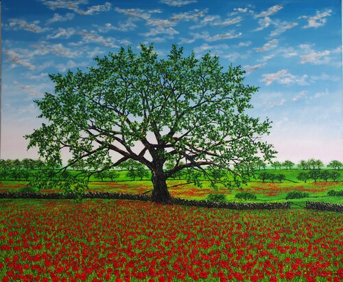 Poppy Feild von Hazel Thomson, Malerei kaufen auf Singulart