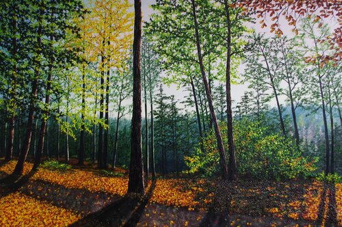 Autumn Forest Light von Hazel Thomson, Malerei kaufen auf Singulart