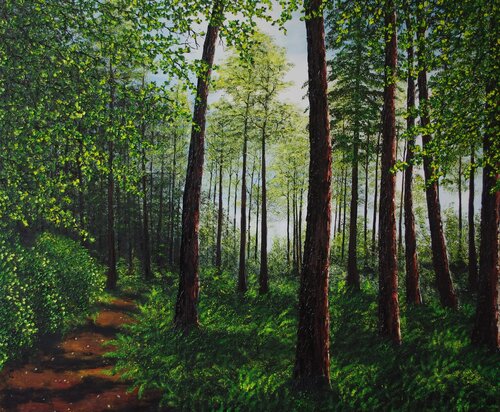 Summer in the Forest von Hazel Thomson, Malerei kaufen auf Singulart