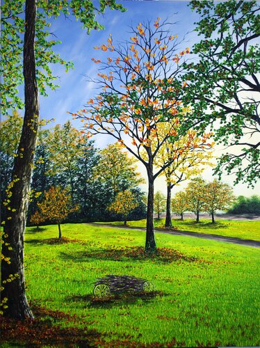 Autumn In Daverham von Hazel Thomson, Malerei kaufen auf Singulart