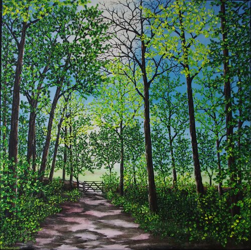 Dappled Light by Hazel Thomson, Painting for Sale on Singulart
