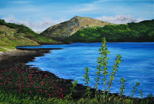 Along Loch Goil von Hazel Thomson, Malerei kaufen auf Singulart