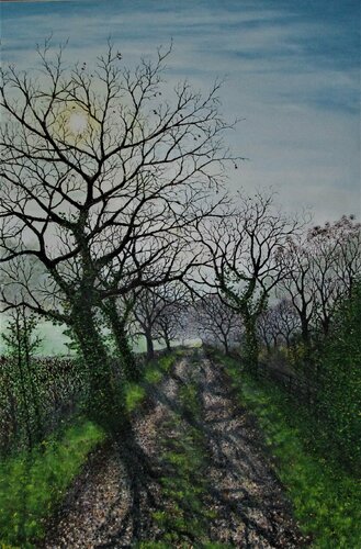 Misty February Morning von Hazel Thomson, Malerei kaufen auf Singulart