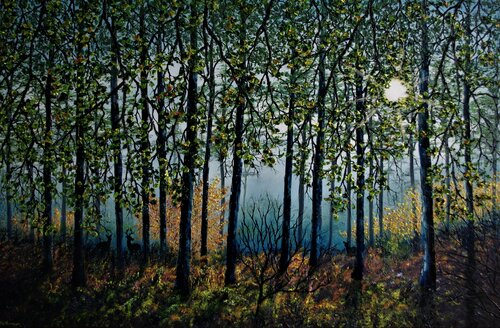 Deep In The Forest von Hazel Thomson, Malerei kaufen auf Singulart
